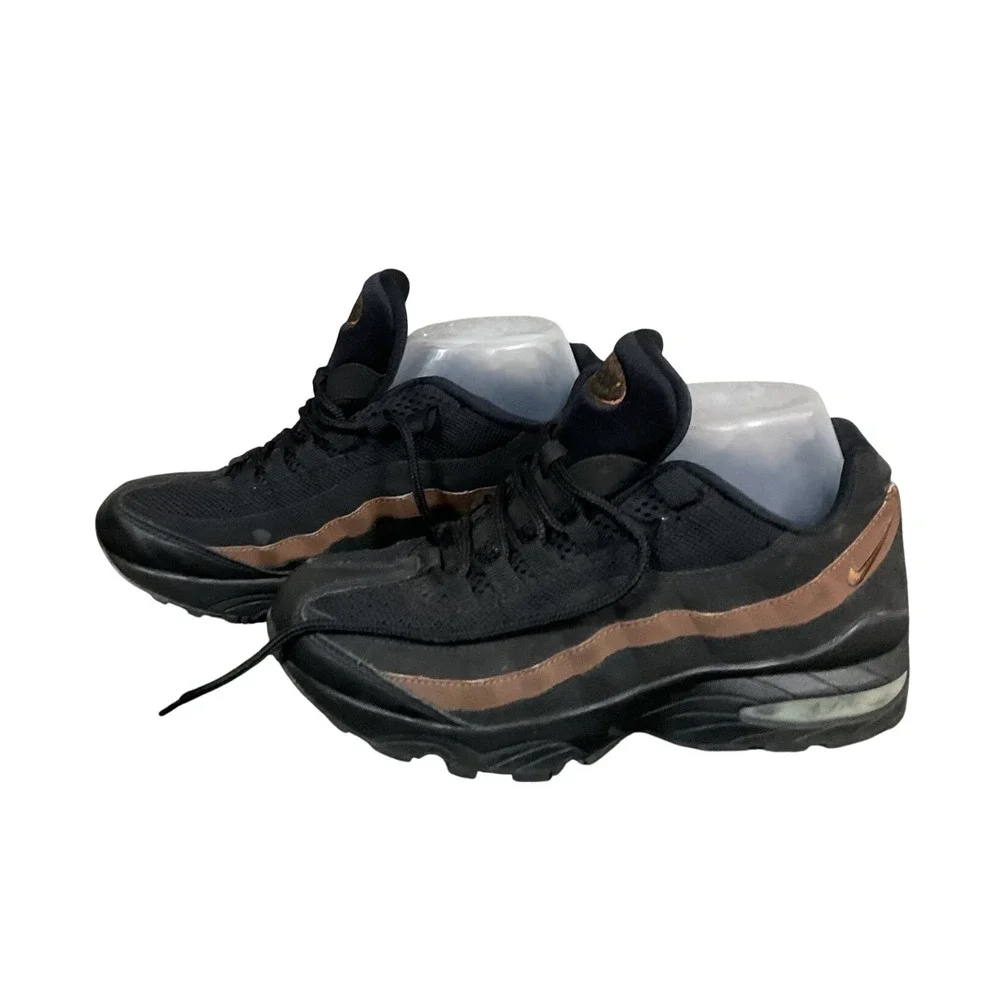 Nike Air Max 95 GS 5Y Black Bronze Fair 307565-008 Streetwear Sneakers